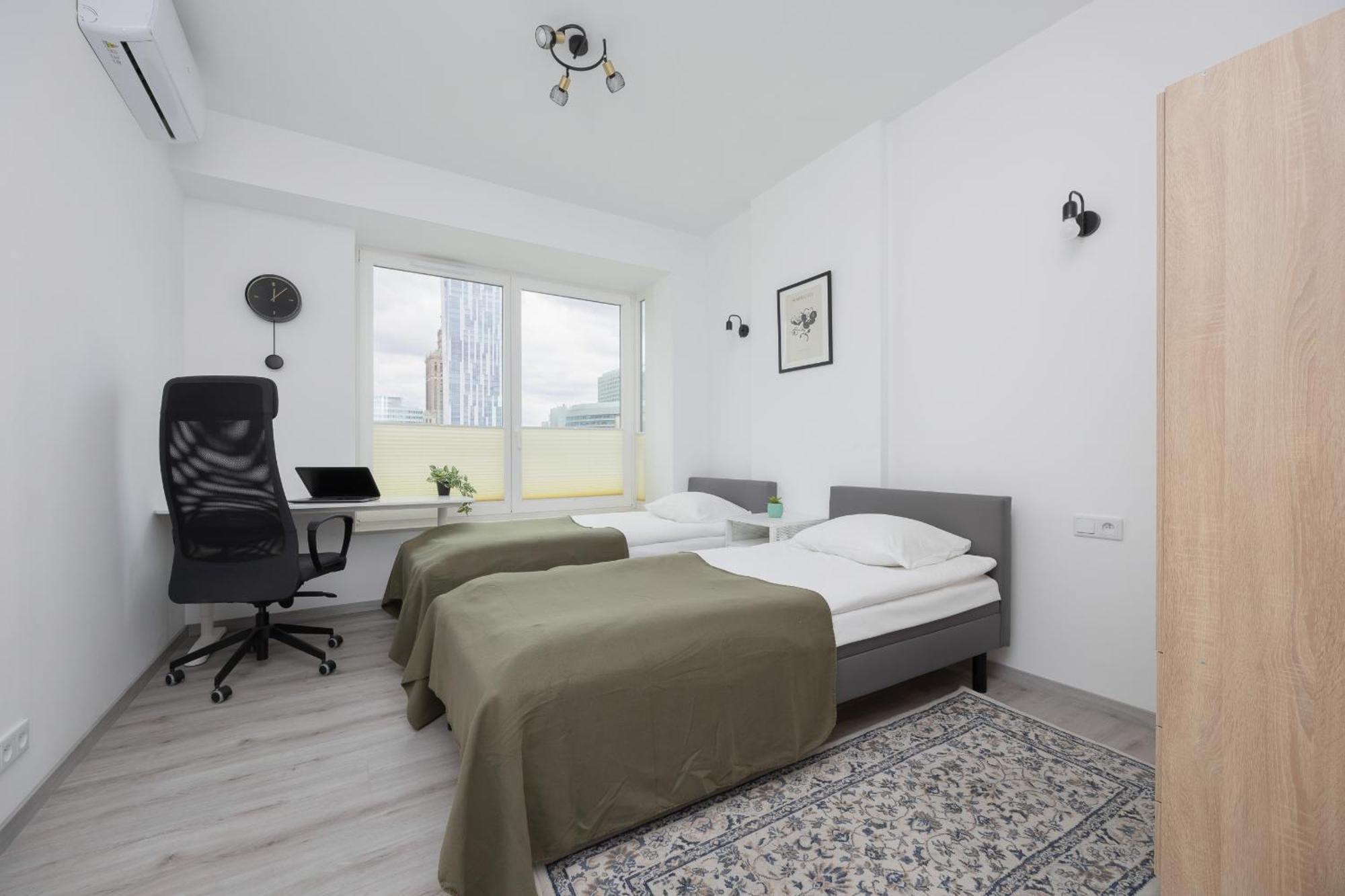 Apartament Z Widokiem Na Centrum 9 Pietro & Parking By Renters Warszawa